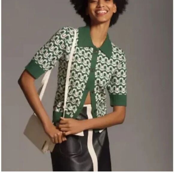 Anthropologie Maeve Kinsely Collared Sweater NWT - Picture 2 of 7